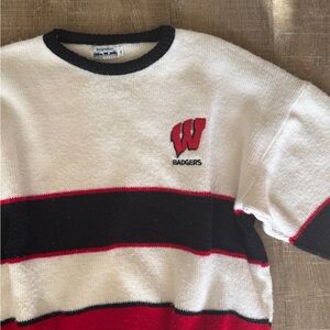 Vintage Wisconsin Badgers Knit sweater